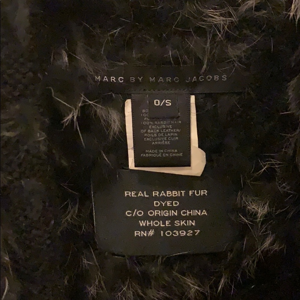 Marc by Marc Jacobs Rabbit Fur Vest - Picture 4 of 6